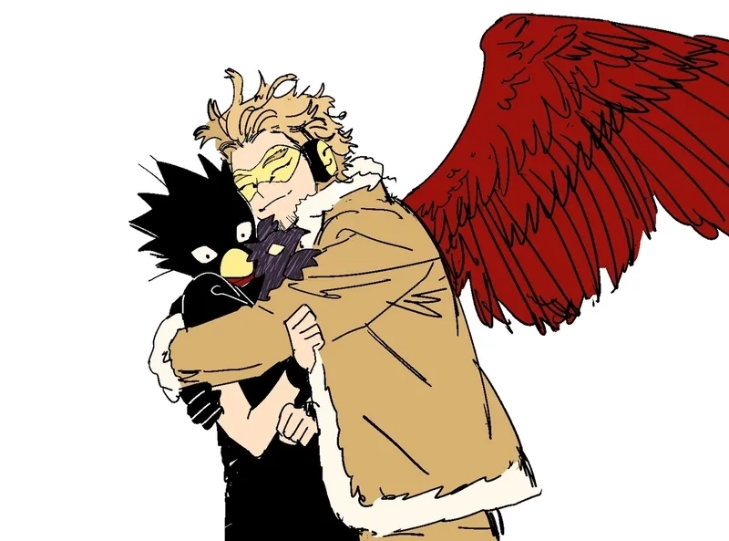 Tương tác tokoyami x Hawks đầy thú vị và ấm áp