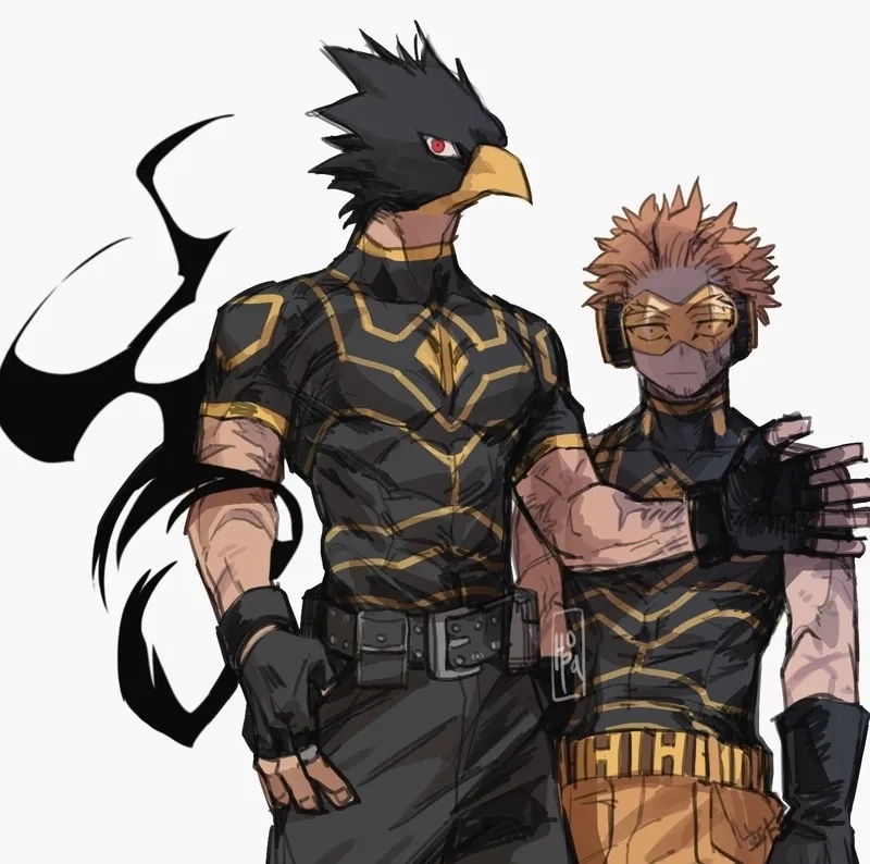 Fumikage Tokoyami x Hawks gắn bó và đáng nhớ trong từng phân cảnh