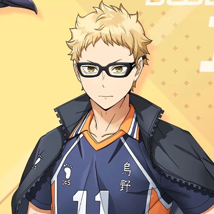 Tsukishima haikyuu với phong cách thi đấu cực chất