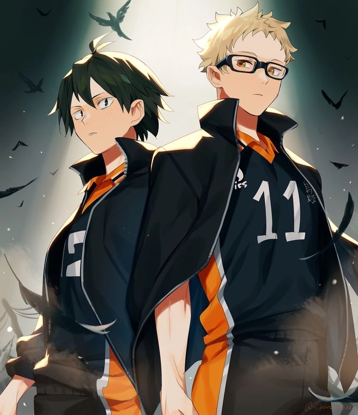 Tsukishima x Kageyama thường xuyên có màn đối đầu cực căng