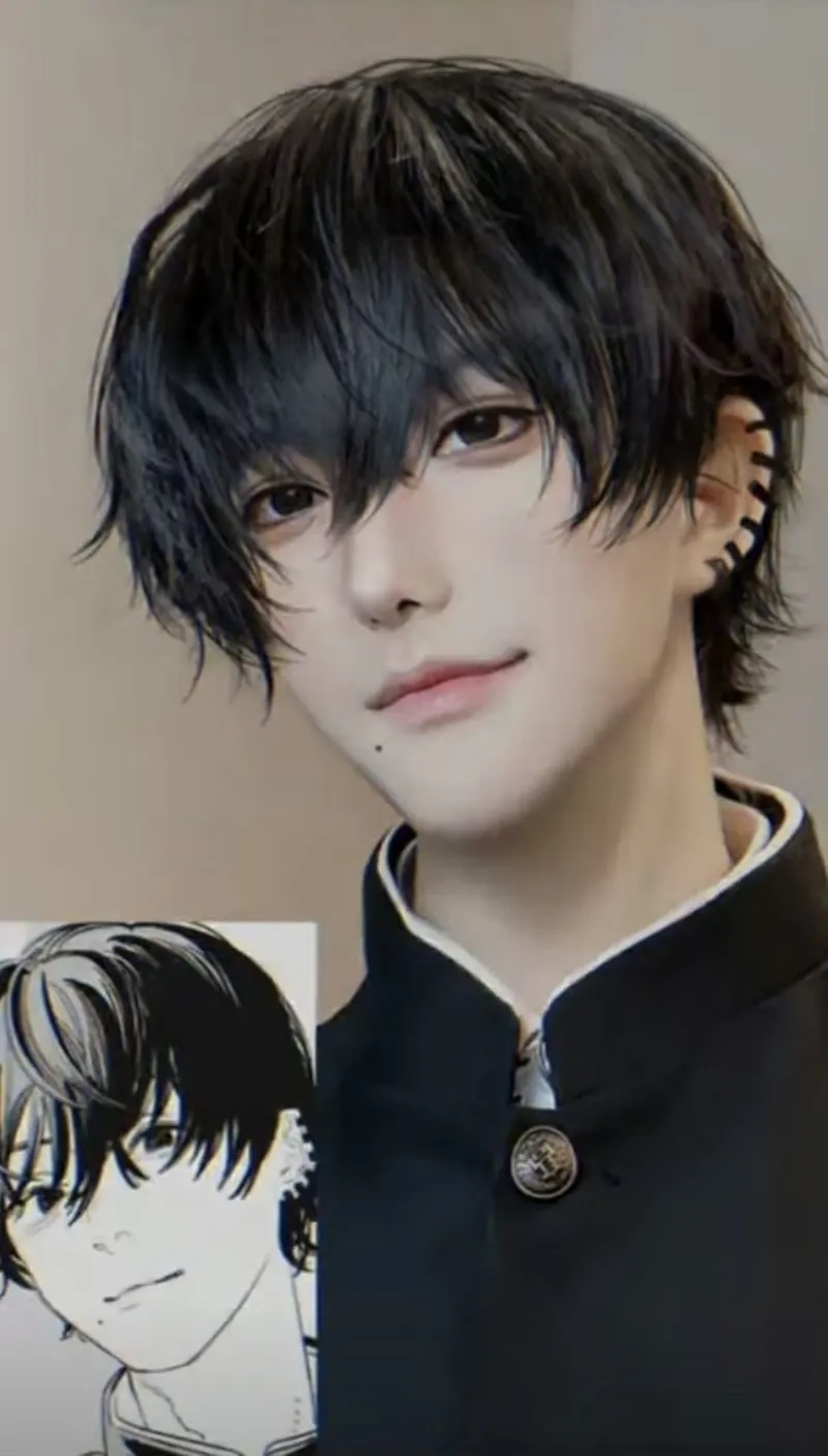 Cosplay Yoshida chainsaw man đậm chất bí ẩn và lạnh lùng