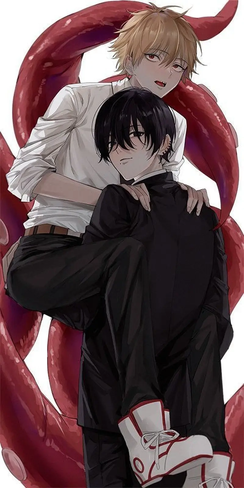 Chainsaw man Yoshida x Denji khiến cộng đồng fan tranh cãi sôi nổi