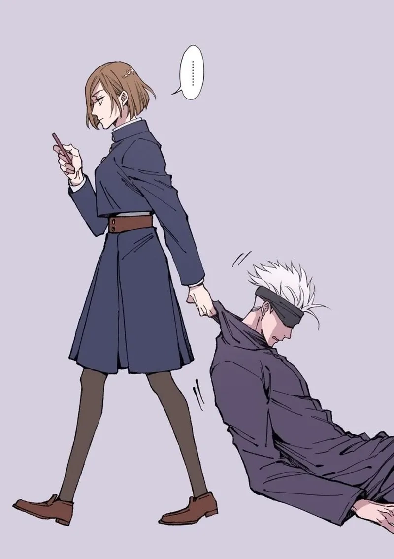 Makima x Gojo tạo nên bộ đôi quyền lực trong fanart crossover