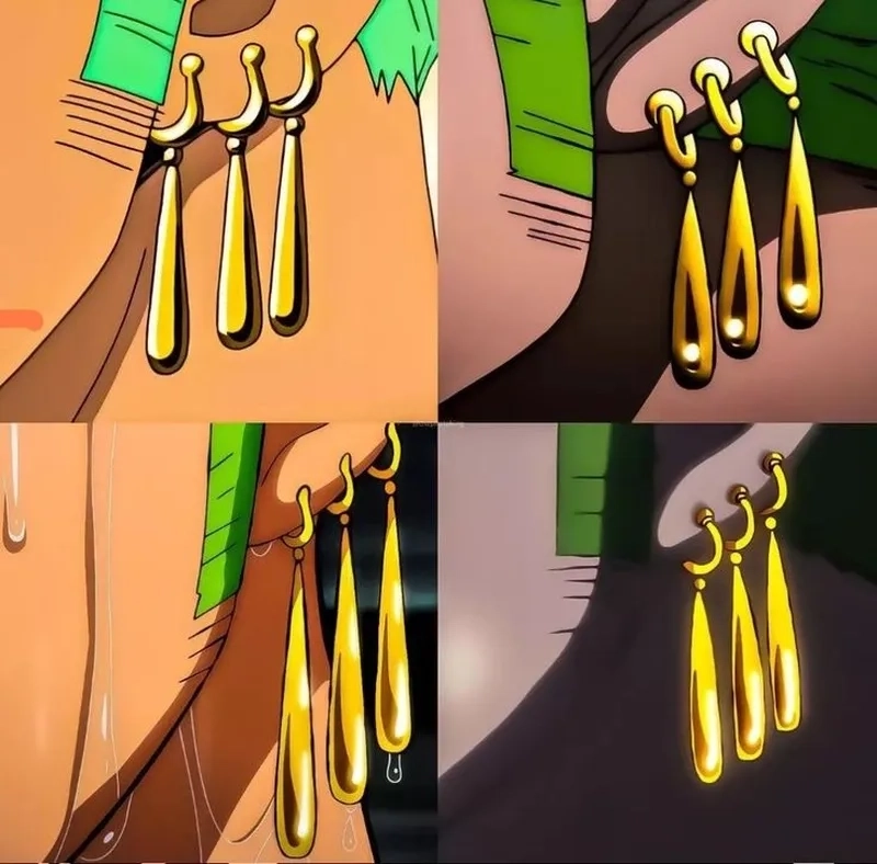 Zoro earrings tạo nên nét đặc trưng đầy bí ẩn