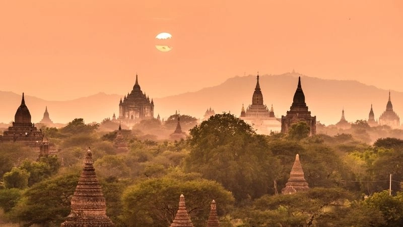 Đền chùa Bagan Myanmar