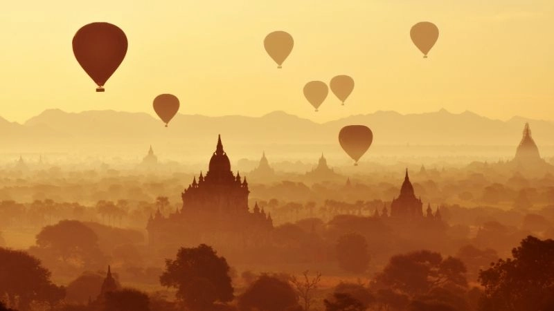 Du lịch khí cầu Bagan