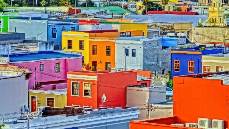 Bo-Kaap khu phố sắc màu nổi tiếng giữa lòng Cape Town