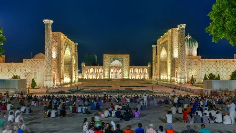 Samarkand là trạm dừng chính trên Con đường Tơ lụa