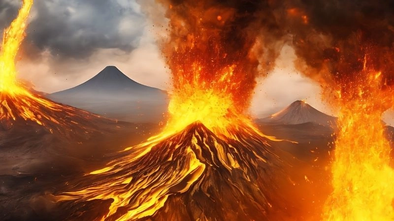 Núi lửa ở đâu