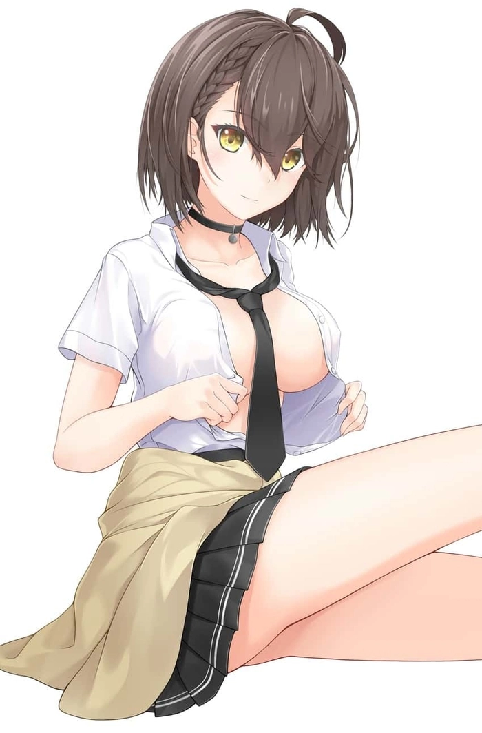 Bú vú gái xinh anime mang nét đẹp táo bạo gợi cảm đầy cuốn hút.