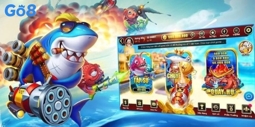 Hướng dẫn cơ bản cách chơi bắn cá Vua Tài Lộc tại Go8