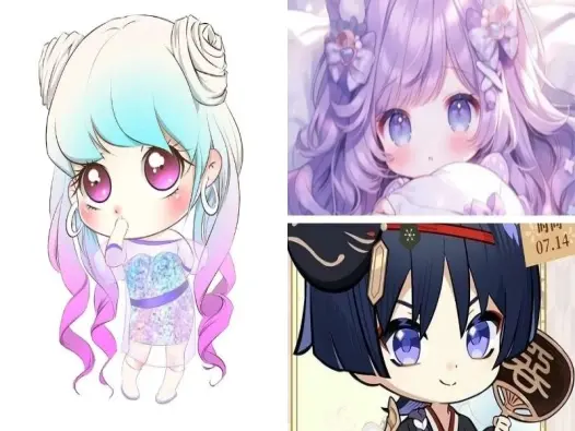 Khám phá bộ ảnh nữ chibi cute siêu dễ thương và sinh động