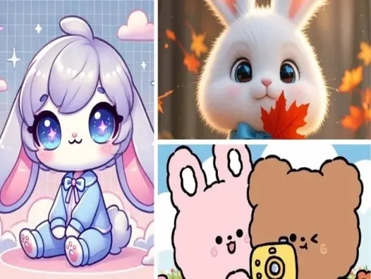 Chiêm ngưỡng bộ ảnh thỏ cute chibi dễ thương khiến ai cũng mê