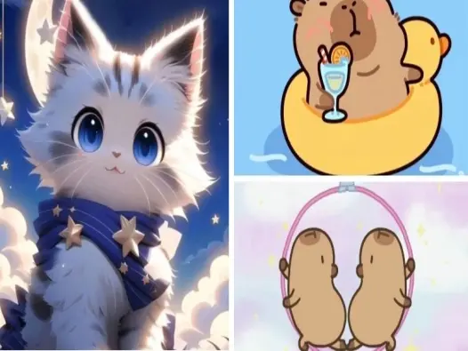 Bộ ảnh avatar cute chibi dễ thương dành cho mọi phong cách