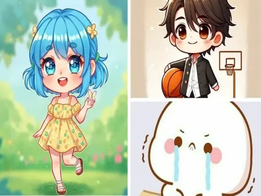 Khám phá bộ ảnh chibi dễ thương mang phong cách ngộ nghĩnh