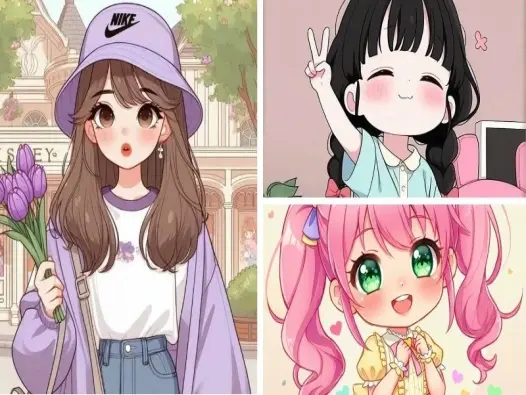 Bộ ảnh cô gái chibi dễ thương mang nét đẹp ngọt ngào