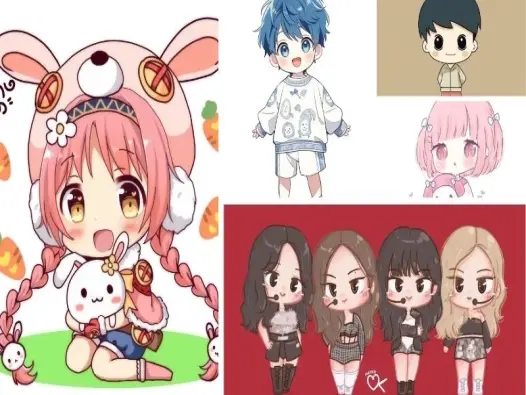 Khám phá bộ hình nền chibi đáng yêu khiến tim tan chảy