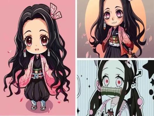 Bộ sưu tập hình ảnh Nezuko chibi cực dễ thương đáng yêu