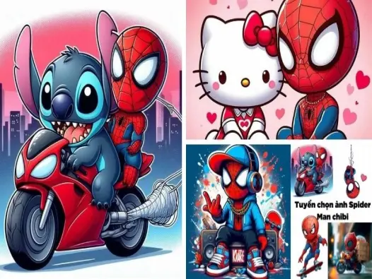 Bộ ảnh Spider Man chibi siêu dễ thương khiến fan thích mê