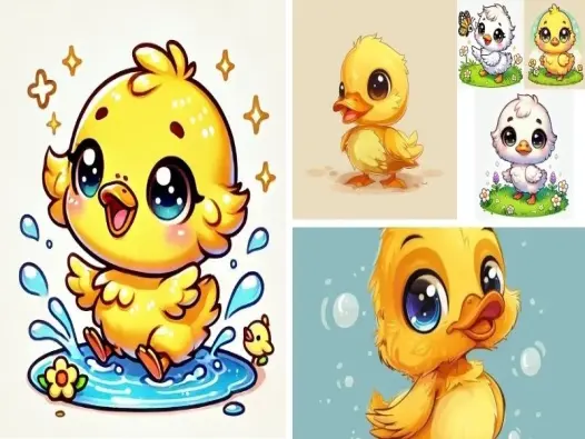 Bộ ảnh vịt chibi siêu dễ thương khiến ai nhìn cũng yêu thích