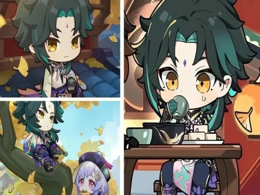 Bộ ảnh Xiao chibi đáng yêu tái hiện vẻ lạnh lùng dễ mến