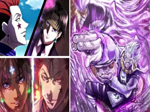 Từng ánh mắt Chrollo đều toát lên nét sắc lạnh cuốn hút