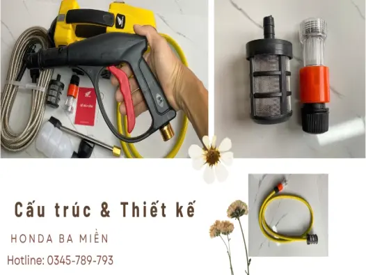 Khám phá cấu trúc máy rửa xe Honda- Bí quyết sử dụng bền bỉ