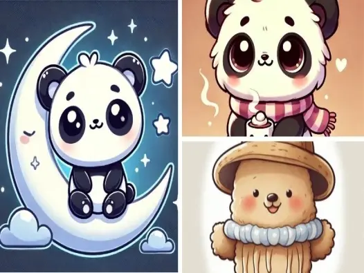 Khám phá bộ ảnh chibi gấu dễ thương khiến tim bạn tan chảy