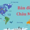 Khám phá bản đồ các nước châu Mỹ và thế giới quan trực quan
