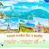 Khám Phá Tour Châu Âu 3 Nước Pháp - Thụy Sĩ - Ý: Hành Trình Đáng Nhớ