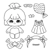 Tranh Tô Màu Pinterest Paper Doll Búp Bê Giấy Chibi: Thế Giới Sáng Tạo Cho Bé