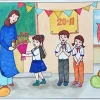 Tuyển tập tranh vẽ 20-11 Chibi đáng yêu tặng thầy cô năm 2026