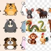 Top mẫu chibi các con giáp đáng yêu mang lại may mắn năm 2026