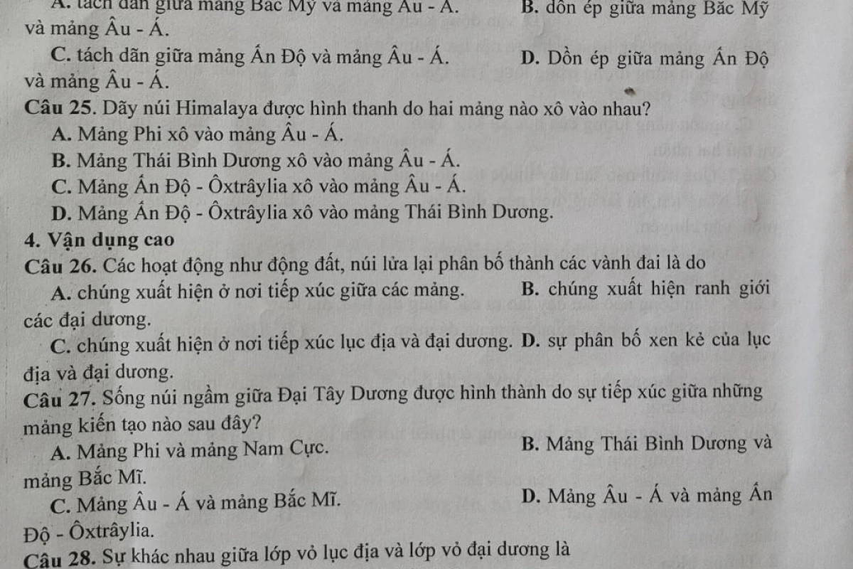 Mảng Kiến Tạo Toàn Là Vỏ Đại Dương: Phân Tích Chuyên Sâu