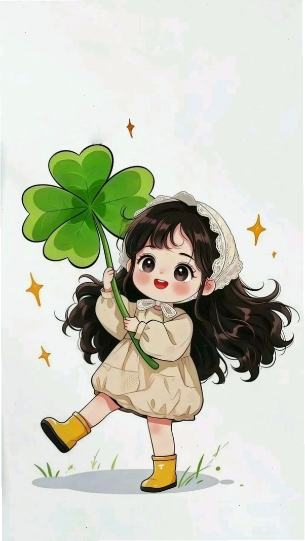 Ảnh bìa chibi chủ đề tình yêu lãng mạn