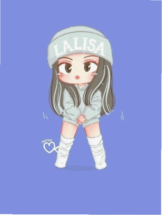 Ảnh bìa chibi cô gái với phong cách vintage