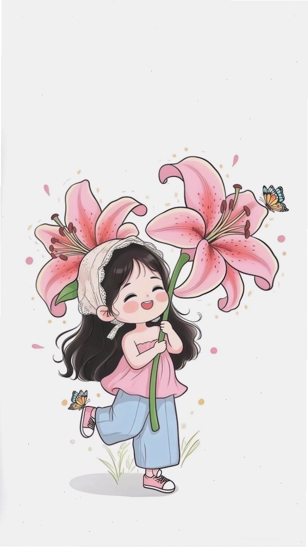 Ảnh bìa chibi phong cách fantasy với sinh vật huyền bí