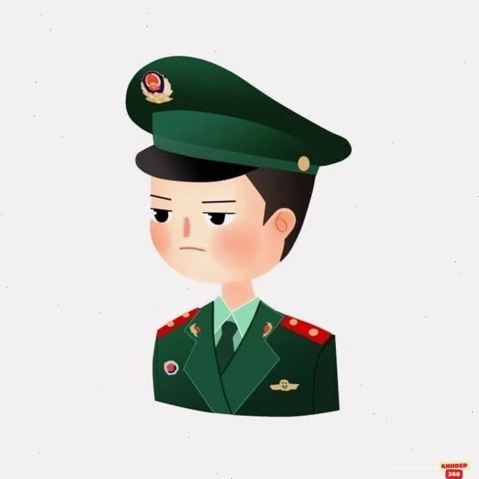 Ảnh chibi bộ đội Việt Nam đơn giản, dễ thương