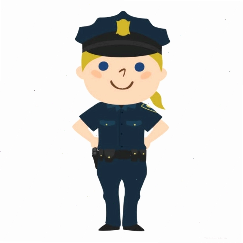 Ảnh chibi công an vui vẻ