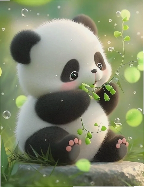 Ảnh gấu trúc cute hoạt hình