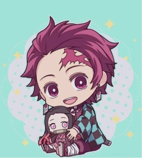 Ảnh Kamado Tanjiro Chibi Full HD sắc nét