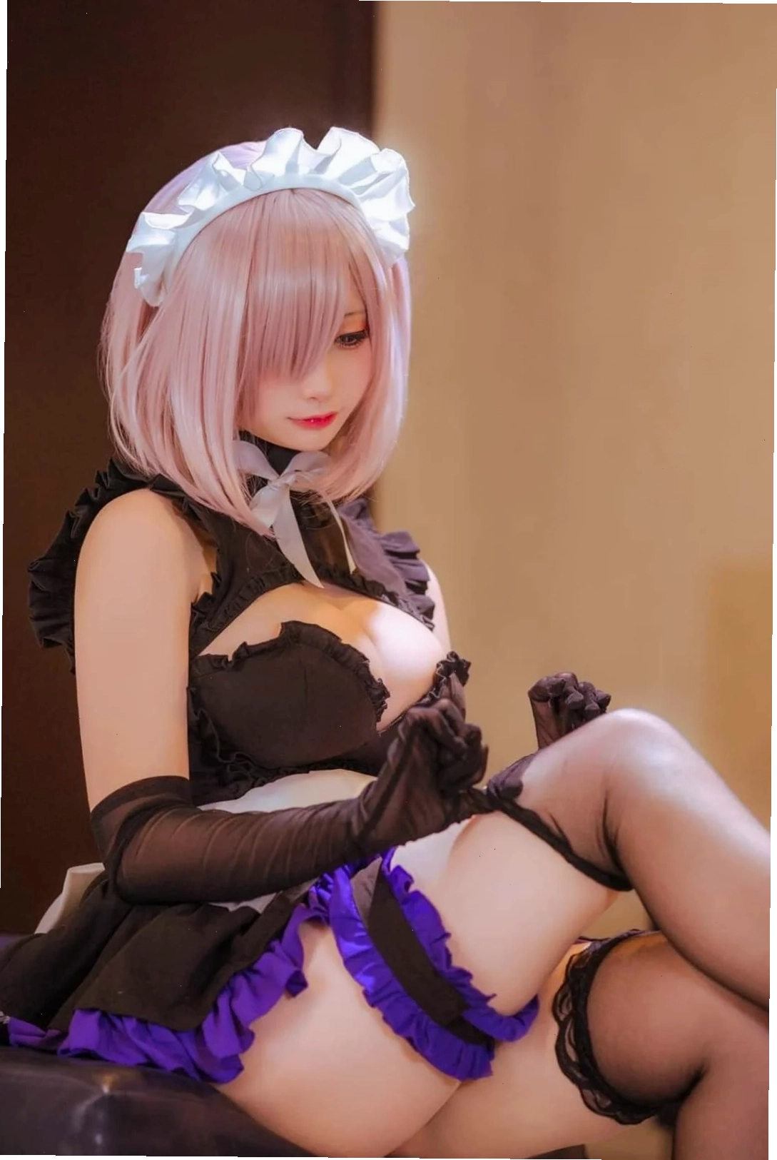 Ánh nhìn quyến rũ trong ảnh cosplay anime nữ