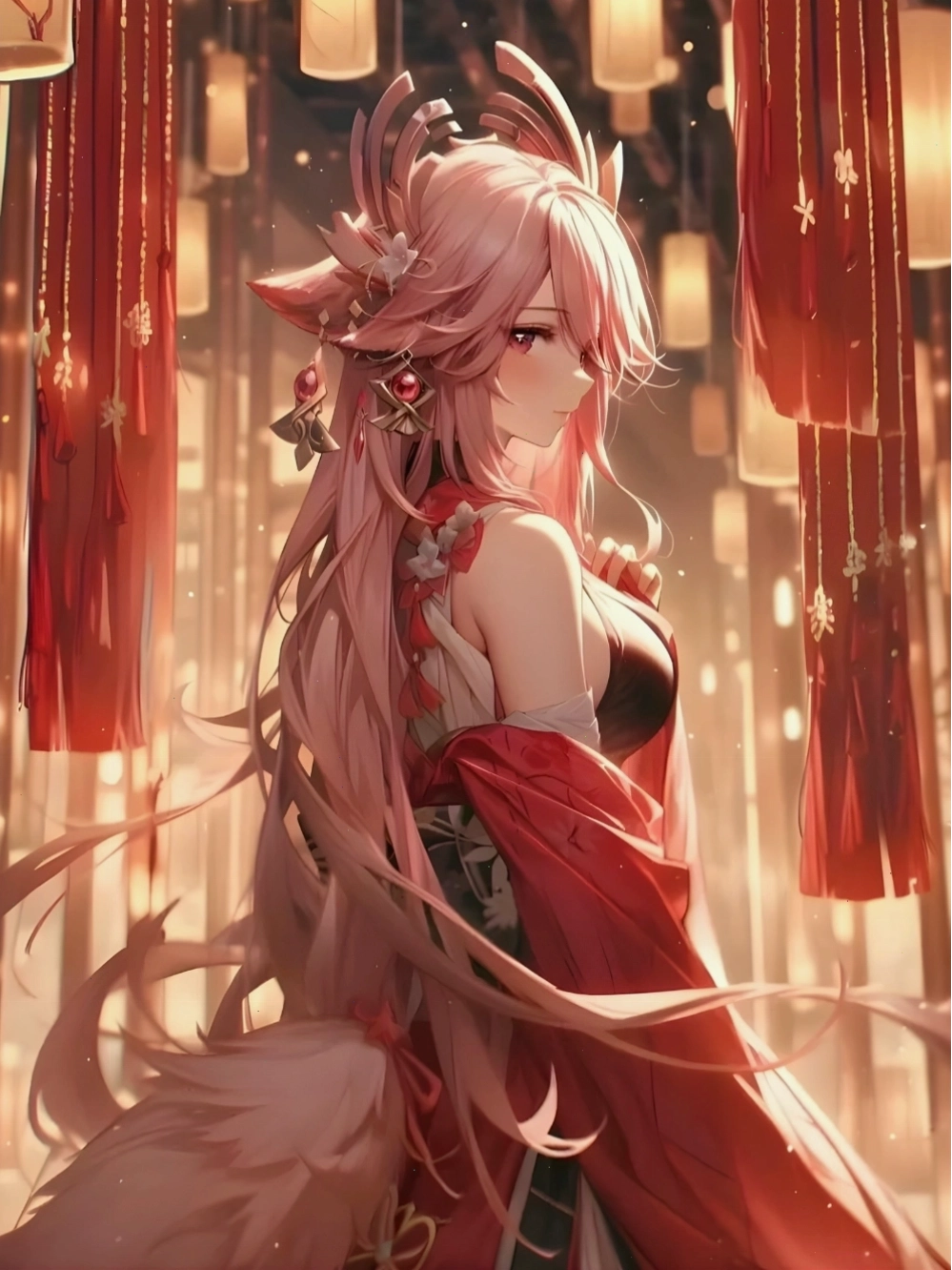 Ảnh Yae Miko anime đẹp