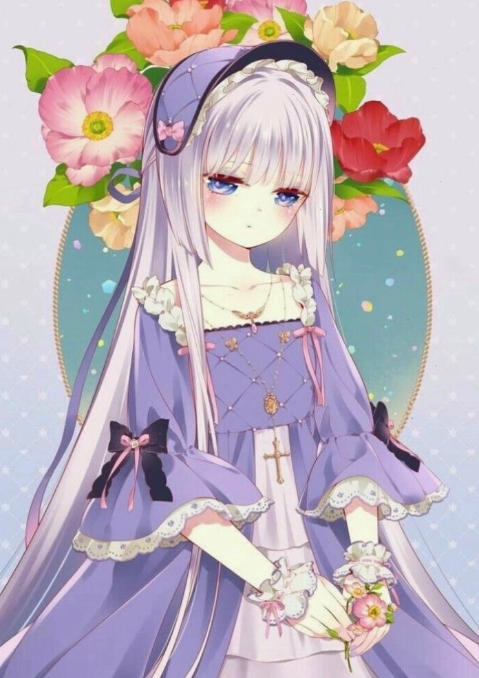 Anime art cô gái anime xinh đẹp