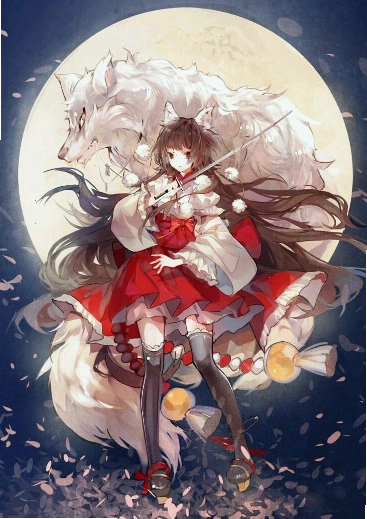 Anime girl với biểu cảm buồn man mác