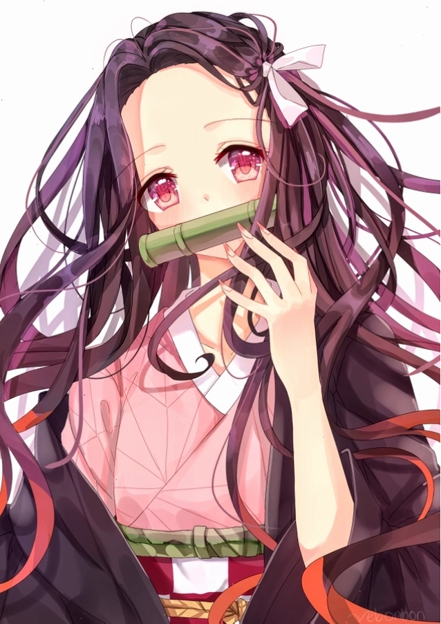 Anime girl với đôi mắt lấp lánh