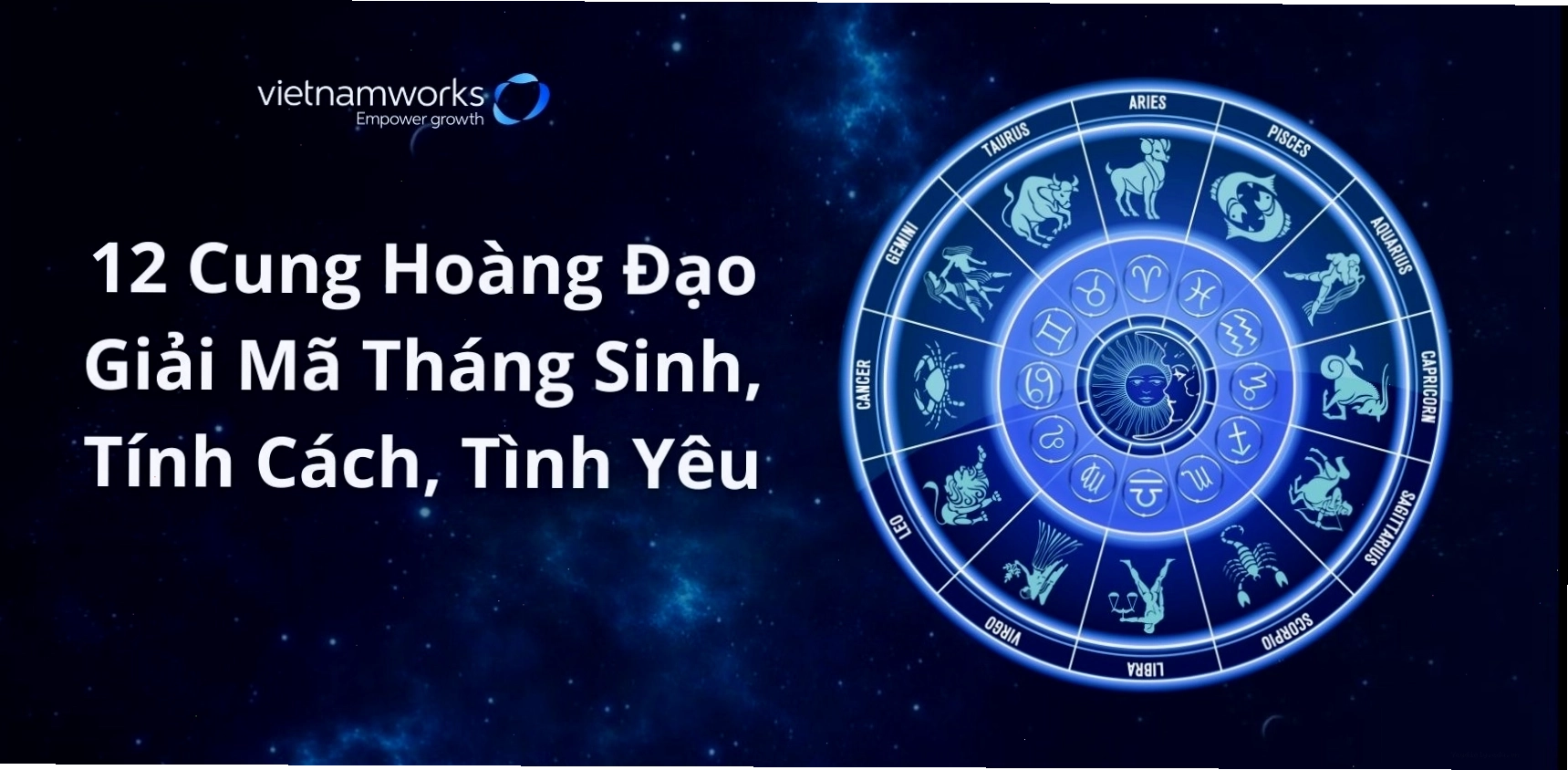 Bảng tổng hợp 12 cung hoàng đạo và những đặc điểm nổi bật