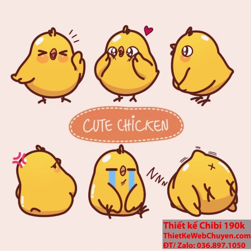 Bảng vẽ Chibi con gà: Nơi tạo ra những tác phẩm nghệ thuật đỉnh cao
