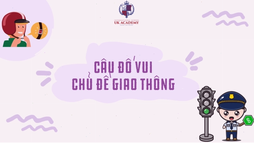 Bé học an toàn giao thông và phương tiện di chuyển qua câu đố