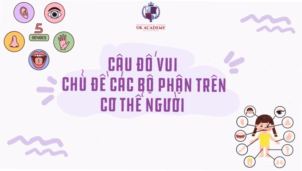 Bé học về các bộ phận cơ thể người qua câu đố